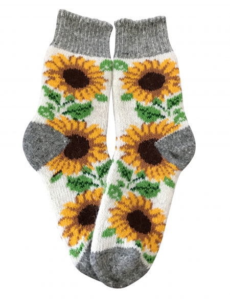 Kuschelsocken aus Schafwolle S17